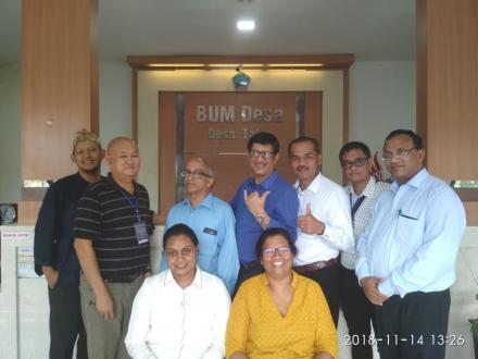 Delegasi APRACA dari Sri Lanka, India, dan Philipina Studi Banding di BUMDesa Tajun